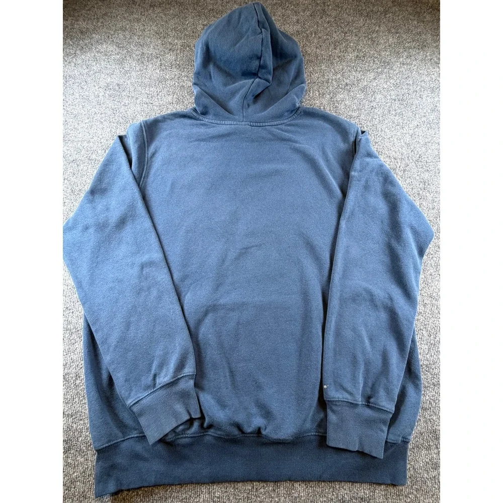 The North Face Mens XL Blue Half Dome Logo Pullover Hoodie Sweatshirt NF0A3FR1